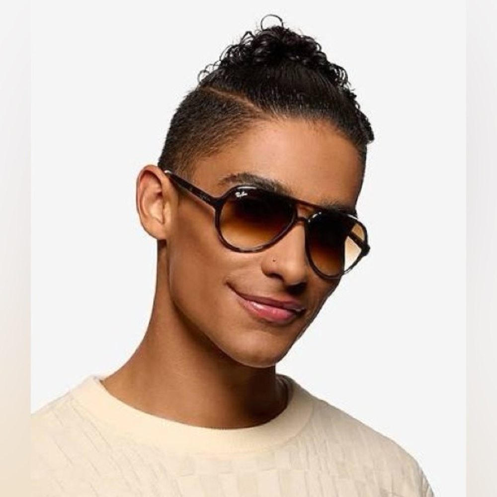 Ray-Ban RB4125 Sunglasses Aviators Havana 710/51 59/140 w/ Case & Original Box - Picture 11 of 16